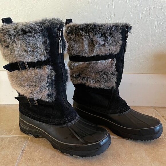 Khombu Exeter Waterproof Women's Boots - Size 8 - Picture 1 of 5